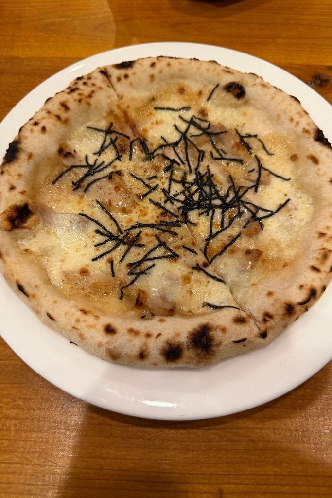 The Pie HoleのピザメニューTeriyaki Chickenピザ（1,600円）