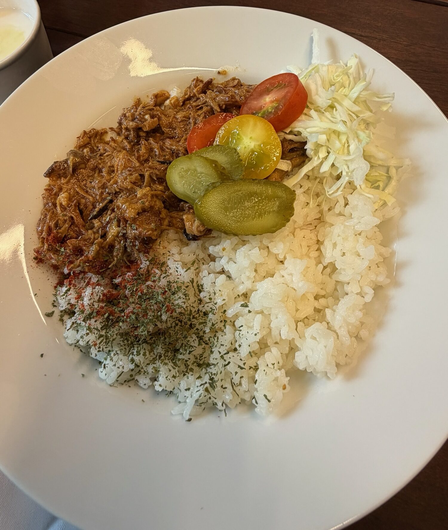 Piggies Cafe　No.1メニュープルドポークライス
